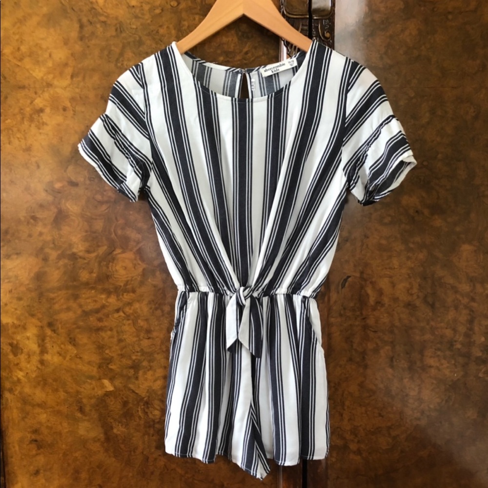 Abercrombie stripped kids romper